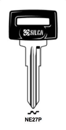 Klucz samochodowy oblewany Silca NE27P