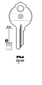 Klucz mieszkaniowy Silca DB18R