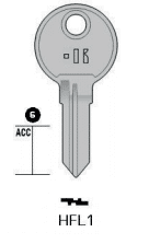 Klucz mieszkaniowy HFL1 KEYLINE