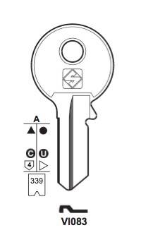 Klucz mieszkaniowy Silca VI083
