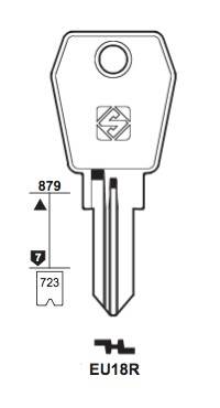 Klucz mieszkaniowy Silca EU18R