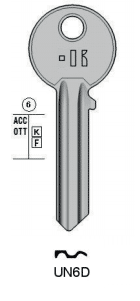 Klucz mieszkaniowy KEYLINE UN6D