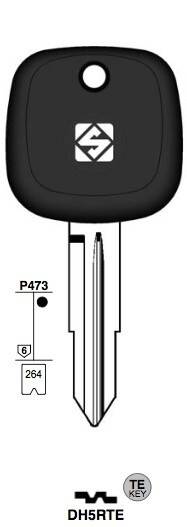 Klucz Silca pod transponder pusty DH5RTE