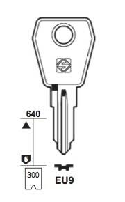 Klucz mieszkaniowy Silca  EU9