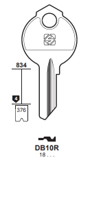 Klucz mieszkaniowy Silca DB10R