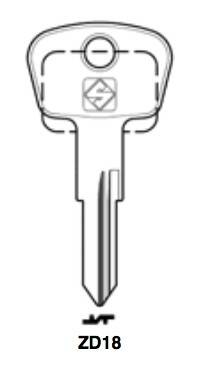 Klucz samochodowy Silca ZD18