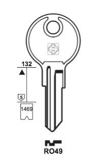 Klucz mieszkaniowy Silca RO49