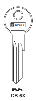 Klucz mieszkaniowy Express  CB6X EX