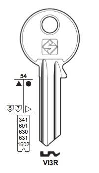 Klucz mieszkaniowy Silca VI3R