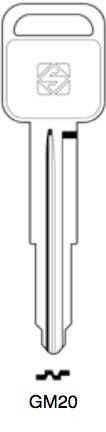 Klucz samochodowy Silca GM20