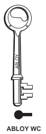 Klucz podklamkowy ABLOY WC