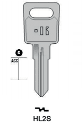 Klucz mieszkaniowy HL2S KEYLINE