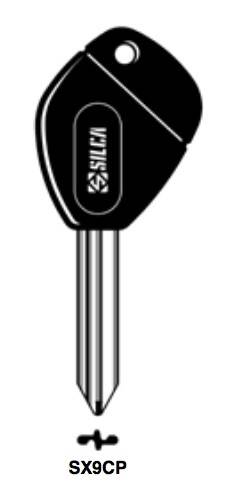Klucz samochodowy oblewany Silca SX9CP