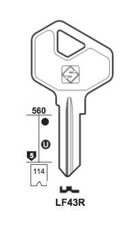 Klucz mieszkaniowy Silca LF43R