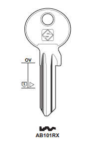 Klucz mieszkaniowy Sillca AB101RX