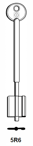 Klucz piórowy Silca 5R6