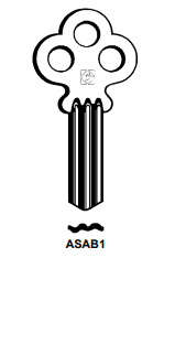 Klucz mieszkaniowy Silca ASAB1