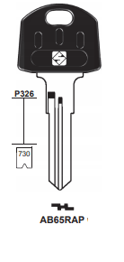 Klucz mieszkaniowy Silca  AB65RAP