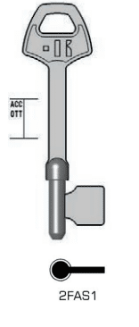 Klucz piórowy 2FAS1 KEYLINE