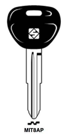 Klucz samochodowy oblewany Silca MIT8AP