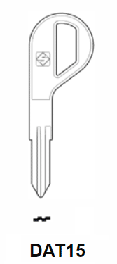 Klucz samochodowy Silca DAT15