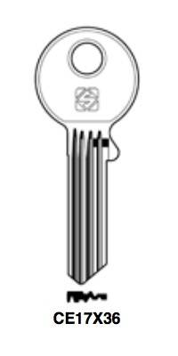 Klucz mieszkaniowy Silca CE17X36