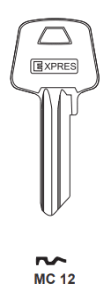 Klucz mieszkaniowy Express MC12E