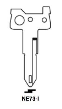 Klucz samochodowy Silca NE73-I