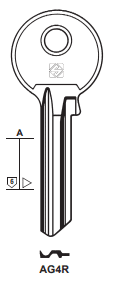Klucz mieszkaniowy Sillca AG4R