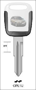 Klucz Keyline widełki TK OPL1U