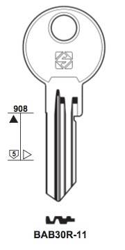 Klucz mieszkaniowy Silca  BAB30R-11