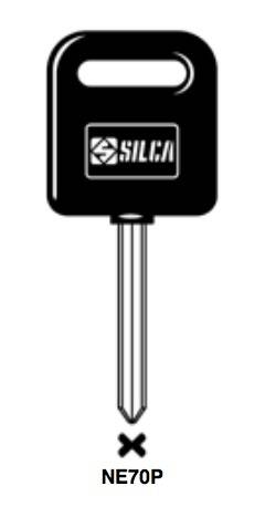 Klucz samochodowy oblewany Silca NE70P