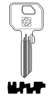 Klucz mieszkaniowy Silca WK88 (W235)