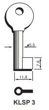 Klucz skrzynkowy KLSP3