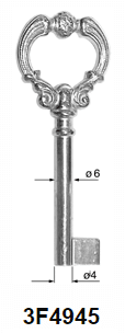 Klucz piórowy Silca 3F4945