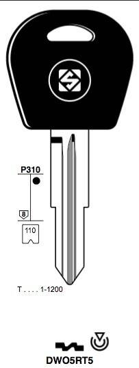 Klucz Silca pod trans. pusty DWO5RT5