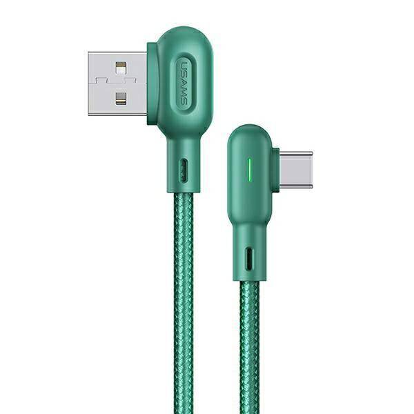 USAMS Cable U57 MicroUSB 1,2m 2A green