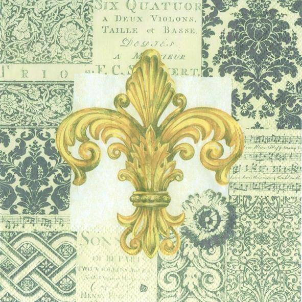 Fleur De Lis Gold