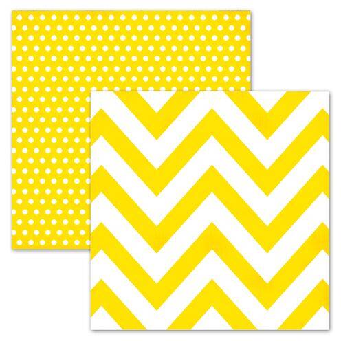 DIY Boutique - Yellow Chevron/Dots