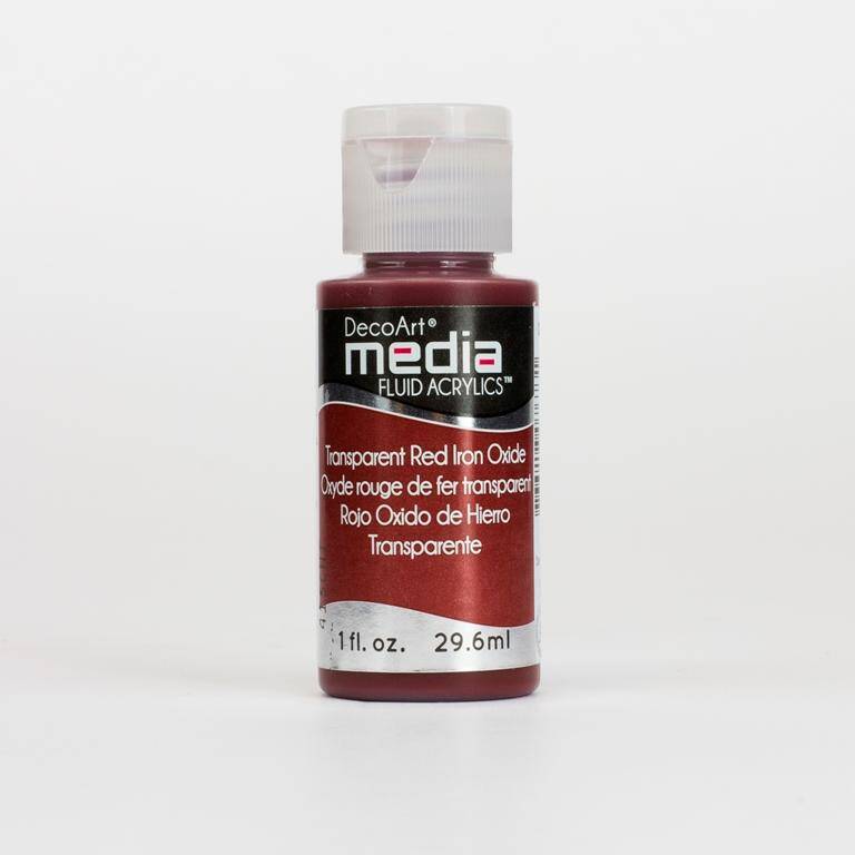 DecoArt Media Transparent Red Iron Oxide