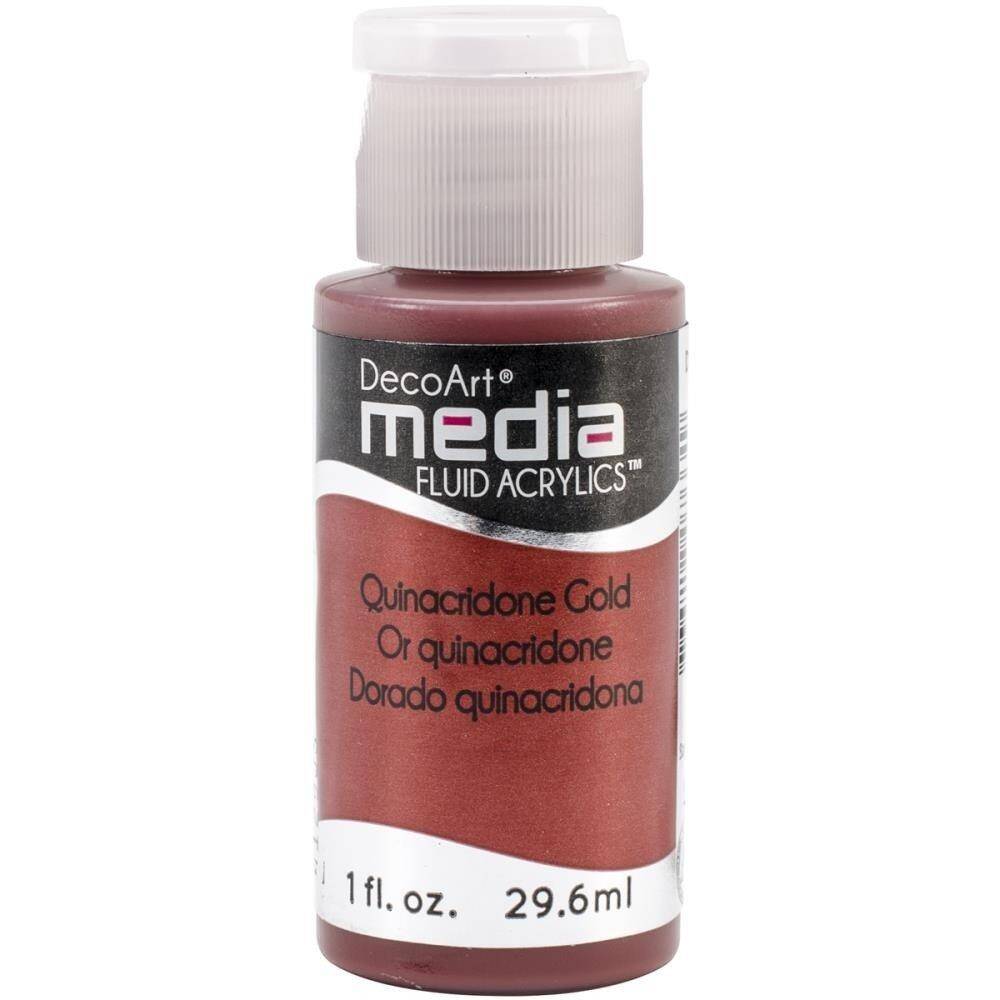 DecoArt Media Quinacridone Gold