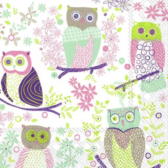 Jolly Owls light green