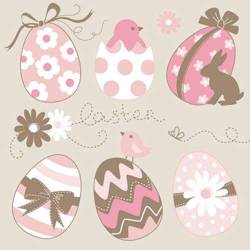 Easter Eggs Collection Taupe