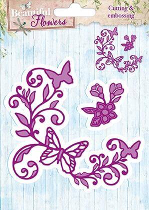 Embossing Die Cut Beautiful Flowers