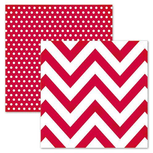 DIY Boutique - Red Chevron/Dots