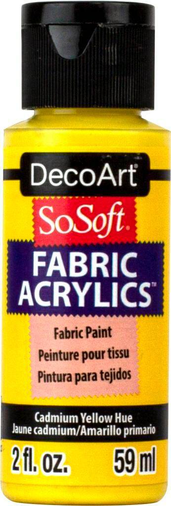 SoSoft Fabric cadmium yellow 59ml