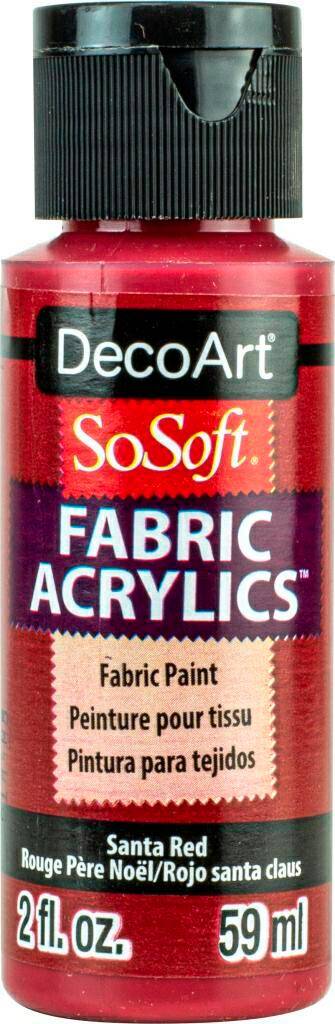 SoSoft Fabric santa red 59ml