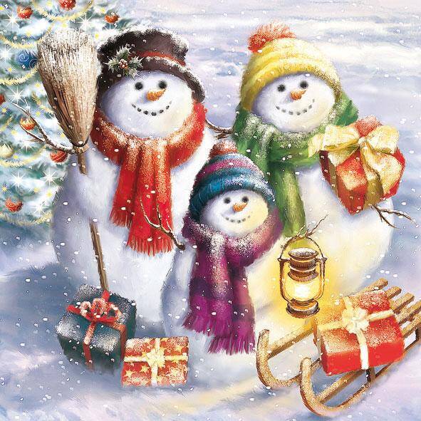 Snowmen Family