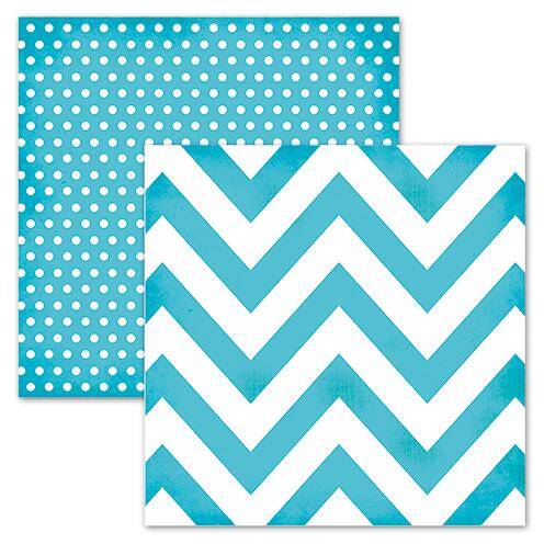 DIY Boutique - Teal Chevron/Dots