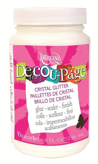 Decou-page crystal glitter 236 ml